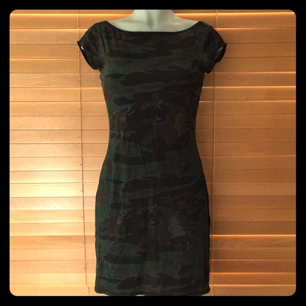 Camouflage t-shirt dress!